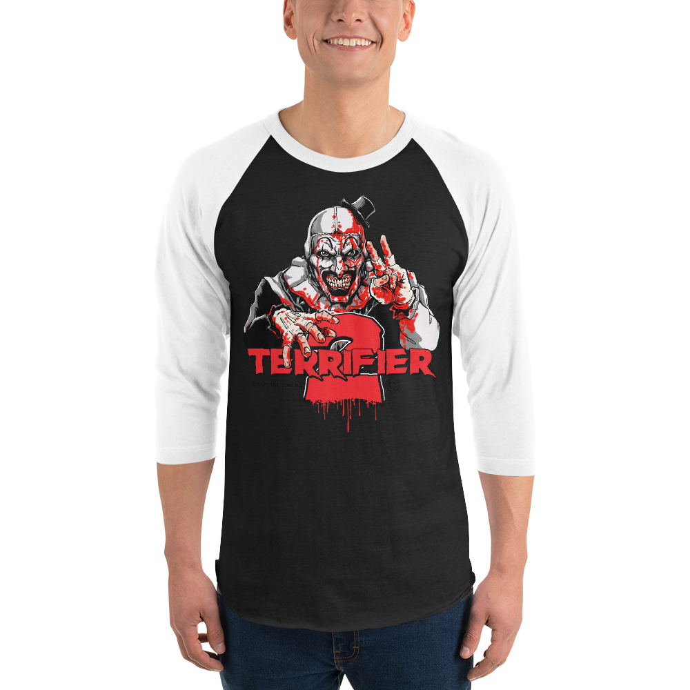 Terrifier 2 - Evil Smiles Tonight 3/4 Sleeve T-Shirt