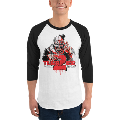 Terrifier 2 - Evil Smiles Tonight 3/4 Sleeve T-Shirt